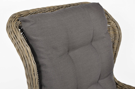 SONATA Exclusive Armchair with Footrest | Comfortable garden armchair, modern style, for patio and balcony