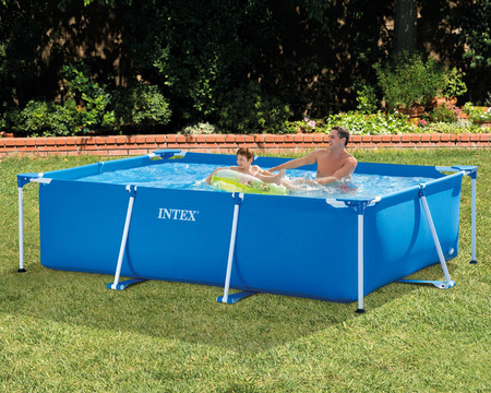 Havepool med stel INTEX 28271 – 260 x 160 x 65 cm, 2-i-1 sæt