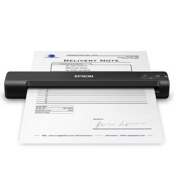 Epson hordozható szkenner ES-50 - Nagy sebességű A4-es szkenner USB-vel, 600 DPI, ideális irodába és otthonra - kiváló minőség, kompakt kialakítás