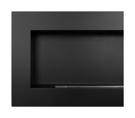 BOX 900x400 hanging bio-fireplace, black textured matt – a modern fireplace without a chimney