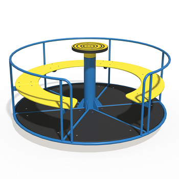 Grand manège TE217-R-PE – une attraction solide et sûre pour l'aire de jeux