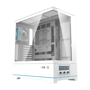 Caixa para computador Darkflash DY451 PRO (branca) + 1 ventoinha