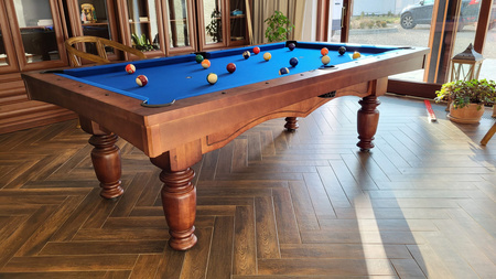 Mesa de Billar Verona – elegante fusión de billar y comedor