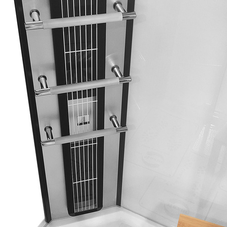 MUE-1082W TRIO, infraroodsauna, stoomsauna en douchecabine