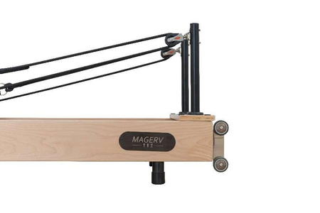 Reformer Pilates pliabil YP001 din lemn de fag | Home and Professional Equipment | Quality-Spa Fitness