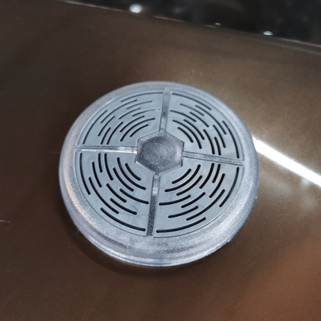 DELLA 916 Magma Gold hidromasāžas dārza vanna, antracīta korpuss 170x170 cm - unikāls spa jūsu dārzā