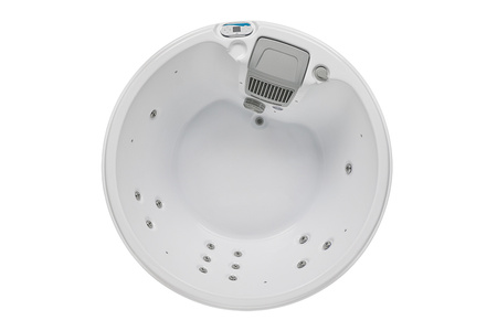 Elegante jacuzzi OF-V1601 – compacte 5-persoons spa met hydromassage, LED, Bluetooth en ozonering