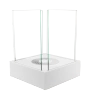 Chimenea ecológica independiente Sunset Garden Mini blanco mate