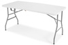 Sammenleggbart serveringsbord, lengde 240 cm - hvit