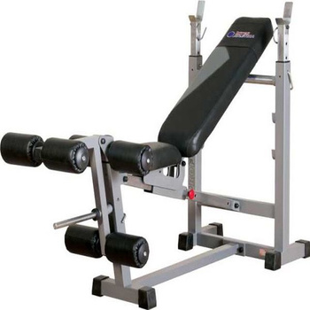 BT314 Universele trainingsbank met extra uitrusting — Multifunctionele fitnessbank (gemonteerd) | Apparatuur voor commercieel gebruik