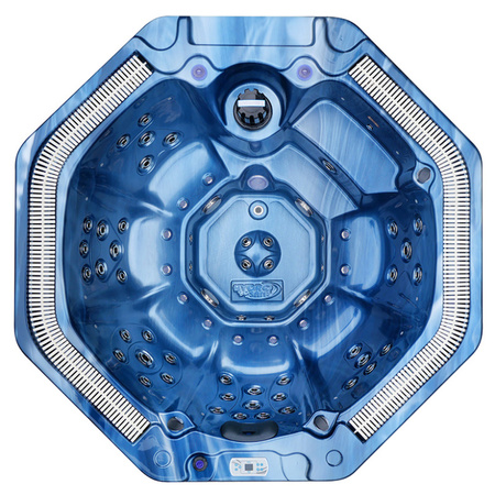 Garten-Jacuzzi SPA107 220x220 cm – luxuriöse SPA-Wanne für 6 Personen