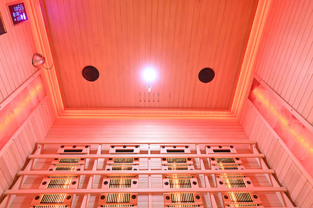 MO-RL4ST Infrasarkanā sauna ar sāls akmeni un turmalīniem | Wellness | Relax | SPA | Elegants minimālisms | Luksusa atpūta