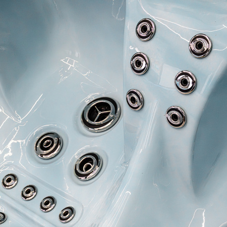 Aia mullivann SPA341 Bright Ocean Wave koos tumehalli plaadiga 220x156 cm - lõõgastumine ja elegants teie aias.