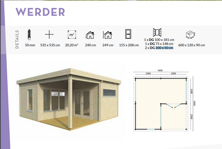 Casă/studio pentru grădină/GARDEN HOUSE WERDER