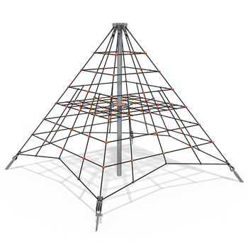 Köysirakenteinen leikkipaikka SE772.4-3-AL - Lasten kiipeilypyramidi