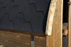 Buitenterras sauna Zwarte Paaseditie + IJsbak / Elektrische kachel of WIFI kachel / Hoogwaardig Scandinavisch sparrenhout (Thermowood)