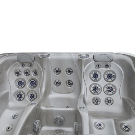 Jacuzzi de jardín SPA566 200x200 cm – lujosa bañera SPA con hidromasaje para el jardín y la terraza