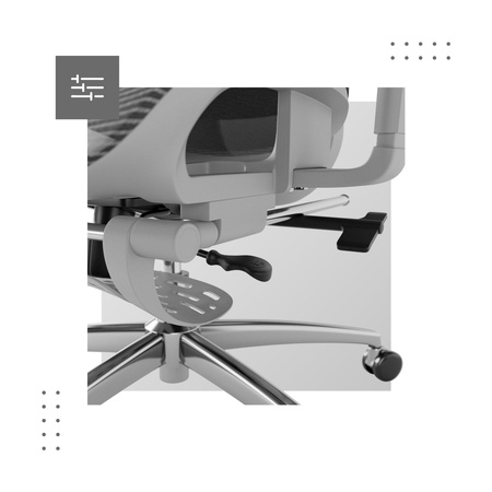 Mark Adler Expert 7.9 ergonomikus szék - kényelmes irodai szék állítható, deréktámasszal és hálós háttámlával