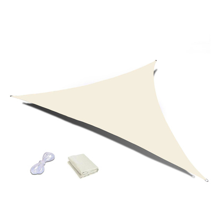 Toldo vela parasol impermeable 5x5x5m ModernHome - beige