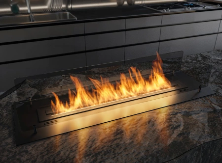 INSERT BLACK 1000 bio-fireplace burner – modern design and high efficiency