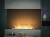 Black recessed biofireplace for niche installation – INSIDE C800v1, 4 mm glass, elegance without smoke