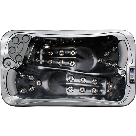 Τζακούζι κήπου Neptun Uno για 1 άτομο / Συμπαγές SPA με υδρομασάζ / Σύστημα Balboa / LED / Οζονισμός | Χαλάρωση | Άνεση | Ευεξία | Πολυτέλεια | Χρήση όλο το χρόνο