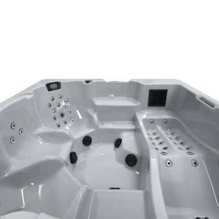 Luxury 6 Person Outdoor Hot Tub Balboa Gecko – Jacuzzi d’Extérieur de Luxe 6 Places avec Hydromassage