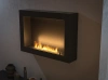 Compact Biofireplace Murall 800 — wall-mounted, for recess installation, elevates your interior