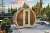 Outdoor sauna SUSI for 2-3 people with Harvia Vega sauna heater + freebies | cosmetics + sauna accessories | Finnish sauna | thermwood | Thermally Modified Wood