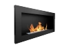 Камина Bio-fireplace 900x400 Black Structural - Модерна камина на биоетанол без комин
