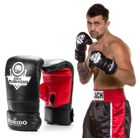 BUSHIDO INSTRUMENTELE TRAININGSHANDSCHOENEN OP EEN ZAK