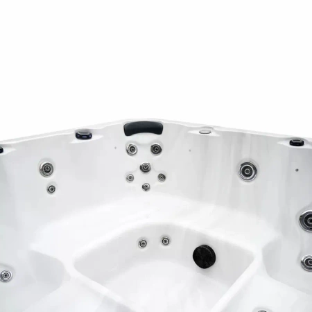 Jacuzzi acrilico Plug&Play 15A da esterno per giardino – vasca SPA di lusso