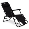 Garden Lounger with Cushion | Lounger 2-in-1 for Beach Balcony Patio | Garden furniture, relaxation, modern style