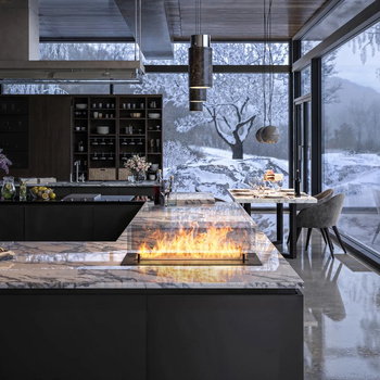 Kaminapõleti INSERT BLACK 600 - elegantsus ja maksimaalne jõudlus