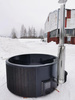 Utomhusbad Lux Hot Tub 200 Svart