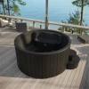 DeLux 200 Hot Tub - Πολυτελές Υπαίθριο Σπα Μαύρη