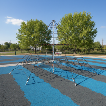 SE772.8-4,5-AL Arrampicata a corda/parco giochi – Struttura di arrampicata sicura e attraente per bambini