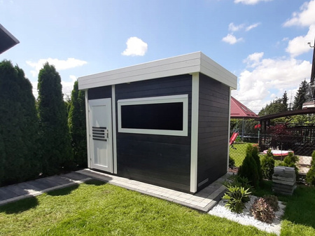 Sauna Φινλανδική σάουνα κήπουΜοντέλο | Piec 5 kW | Luksusowy Relaks | Nowoczesny Design