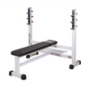 ST304 Bankdrückbank | Professionelle horizontale Trainingsbank für Fitnessstudios