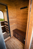 Sauna de jardin moderne CUBE MODERNO PLUS SC - extérieur avec fonction relaxation