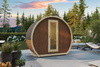Outdoor sauna SUSI for 2-3 people with Harvia Vega sauna heater + freebies | cosmetics + sauna accessories | Finnish sauna | thermwood | Thermally Modified Wood
