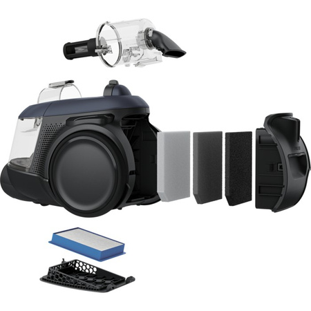 Putekļsūcējs bez maisiņa ar spēcīgu HEPA filtrēšanas sistēmu - Electrolux 600 EL61C3DB 74db