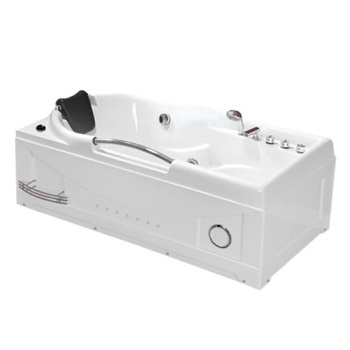 Wanna z hydromasażem Ramzes 634 biała 168x85 cm – komfort i relaks w Twojej łazience