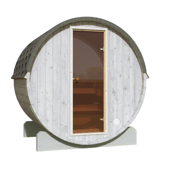 EDA 160 Zahradní sauna - prostorná venkovní sauna pro 3-4 osoby s elektrickým vařičem, ideální pro relaxaci na zahradě.