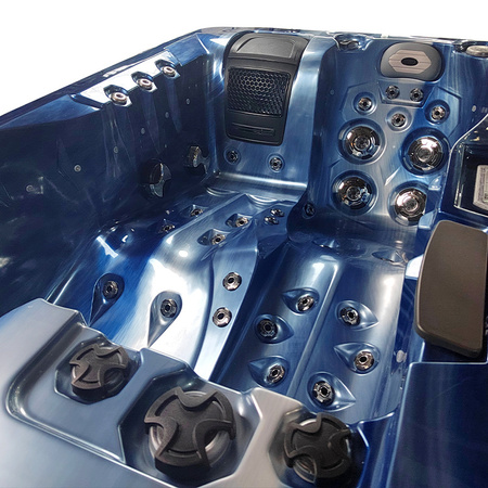 Vířivka pro zahradu SPA749 200x135 - Vířivá vana s tryskami a LED osvětlením