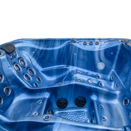 Jacuzzi ogrodowe SPA566 200x200 cm – luksusowa wanna SPA z hydromasażem do ogrodu i na taras