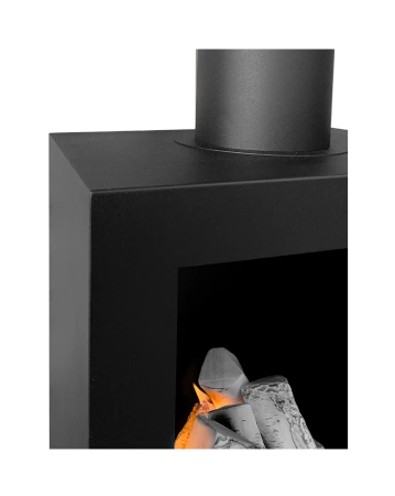 Kozen Freestanding Biofireplace Black Matte
