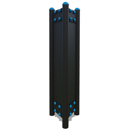 Pylon SMP000.3 – Stabil monteringsstolpe for 3 apparater med integrert informasjonspanel