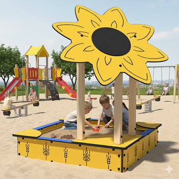 Пясъчник ,,Слънчоглед" LK314.1 - Класически пясъчник - слънчоглед със седалки