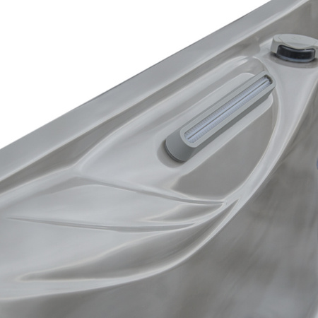 Dārza džakuzi SPA566 200x200 cm - luksusa spa vanna ar burbuļvannu dārzam un terasei